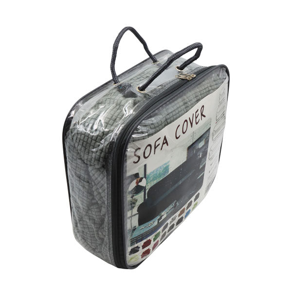 Cobertor para sofá 2 plazas gris