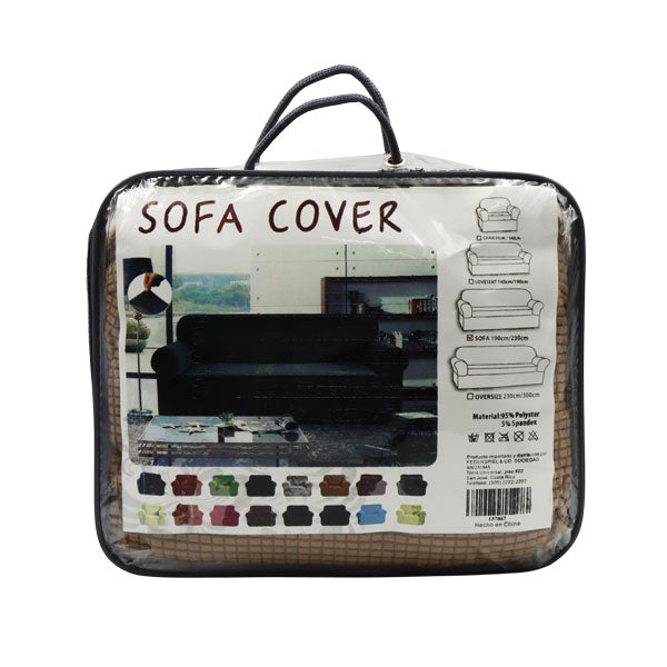 Cobertor para sofá 3 plazas café