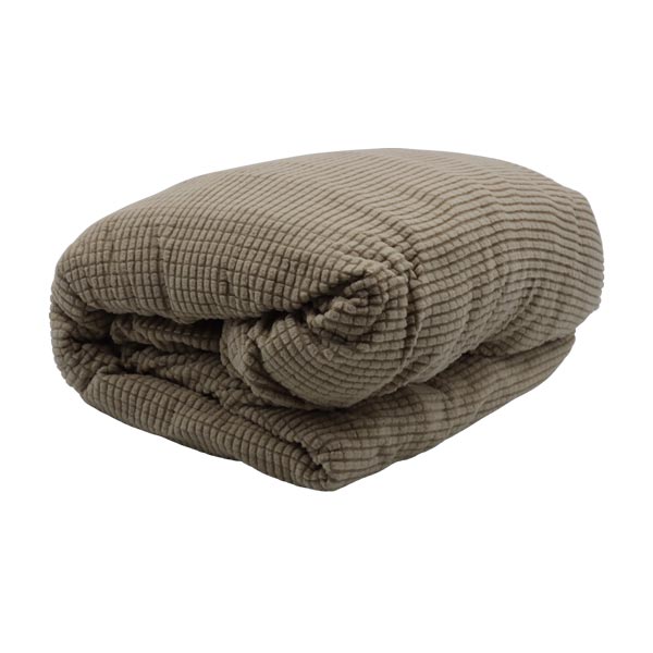 Cobertor para sofá 3 plazas beige