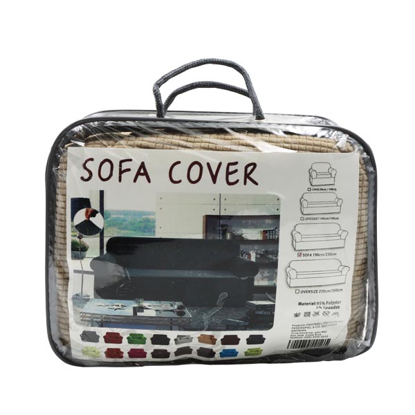 Cobertor para sofá 3 plazas beige