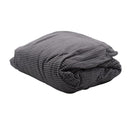 Cobertor para sofá 2 plazas gris