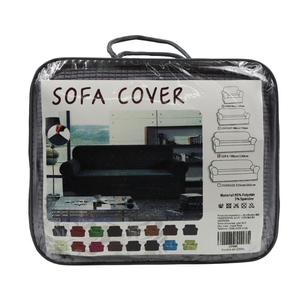 Cobertor para sofá 2 plazas gris