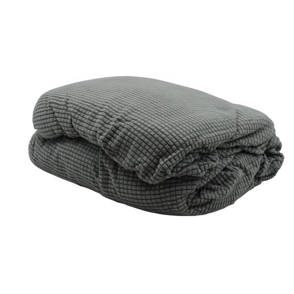 Cobertor para sofá 2 plazas gris