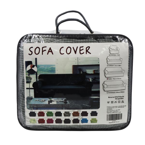 Cobertor para sofá 2 plazas gris