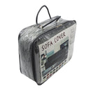 Cobertor para sofá 2 plazas gris