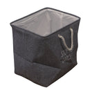 Canasta para ropa gris
