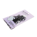Set 130 ligas negras para cabello - Boga Accessories