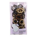 Set 40 colitas café para cabello - Boga Accessories