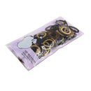 Set 40 colitas café para cabello - Boga Accessories
