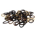 Set 40 colitas café para cabello - Boga Accessories