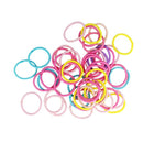 Set 40 colitas colores para cabello - Boga Accessories