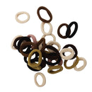 Set 30 colitas café para cabello - Boga Accessories