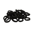 Set 30 colitas negras para cabello - Boga Accessories