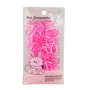 Set 130 ligas rosa para cabello - Boga Accessories