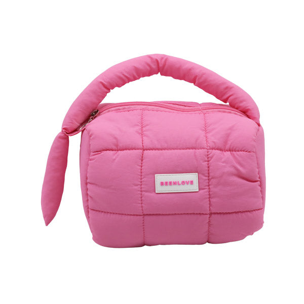 Cosmetiquera juvenil puffer pastel - Boga accessories