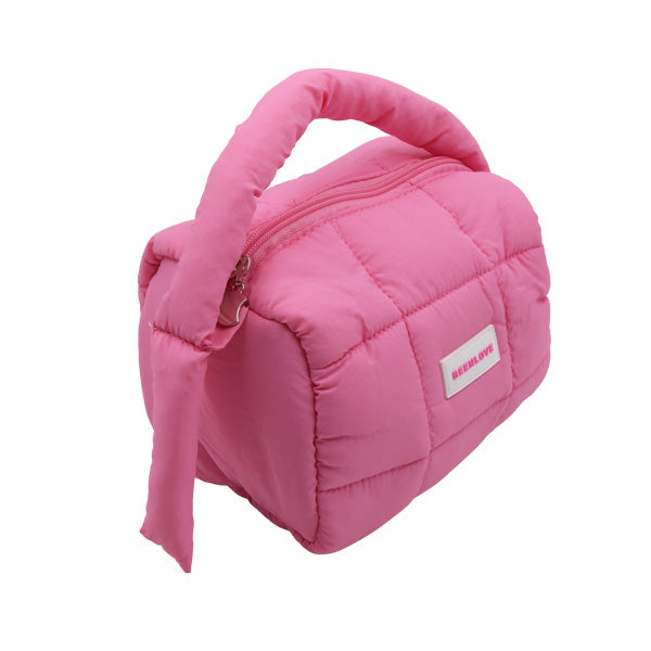 Cosmetiquera juvenil puffer pastel - Boga accessories