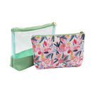 Set 2 cosmetiqueras flores - Boga