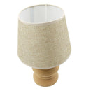 Lámpara de mesa beige Homestyle