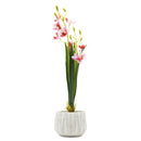 Orquídea artificial rosa Homestyle