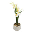 Orquídea artificial blanca Homestyle