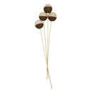 Ramo decorativo con 5 bolas de yute