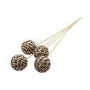 Ramo decorativo con 5 bolas de yute