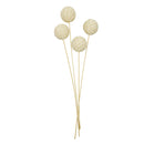 Ramo decorativo con 5 bolas de yute
