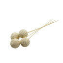 Ramo decorativo con 5 bolas de yute