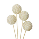 Ramo decorativo con 5 bolas de yute
