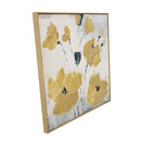 Cuadro decorativo flores 80x80cm