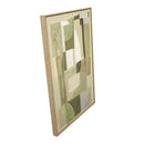 Cuadro decorativo verde 60x90cm