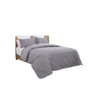 Cubrecama 3 piezas f/q gris