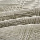 Cubrecama 3 piezas f/q taupe
