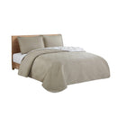 Cubrecama 3 piezas king taupe