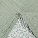 Cubrecama 3 piezas f/q sage