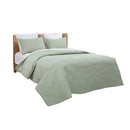 Cubrecama 3 piezas f/q sage