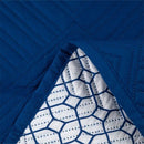 Cubrecama 3 piezas twin azul