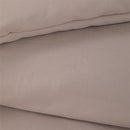 Edredón cool f/q taupe