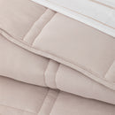 Edredón 7 piezas f/q Beige