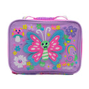 Lonchera infantil lila mariposa