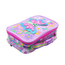 Lonchera infantil lila mariposa