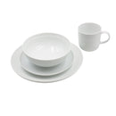 Vajilla savanna 16 piezas blanca - Oxford