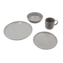 Vajilla savanna 16 piezas gris - Oxford