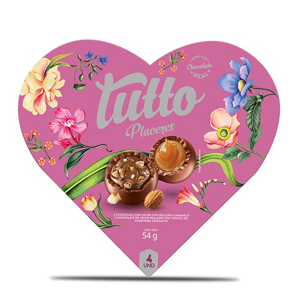 Estuche corazón día de las madres 54g