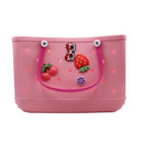 Bolsos para playa rosado con 4 pines - Boga