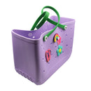 Bolsos para playa lila con 4 pines - Boga