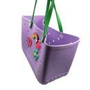 Bolsos para playa lila con 4 pines - Boga