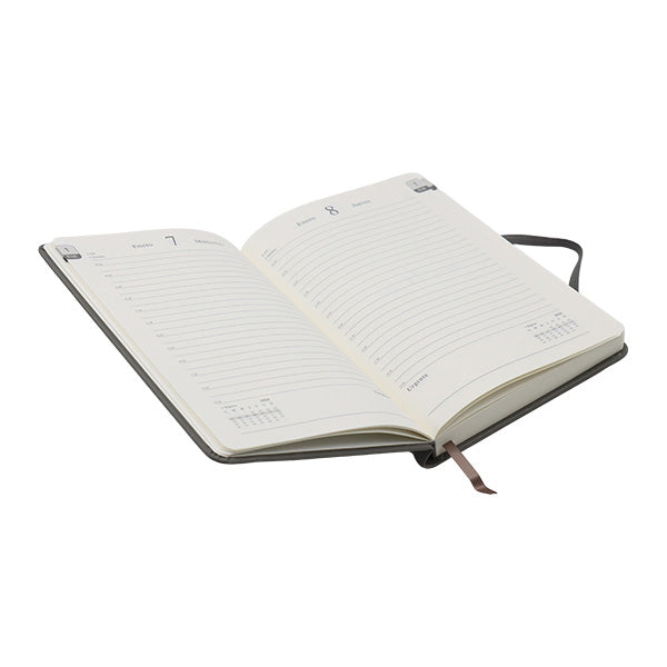 Agenda gris con liga A5 2026