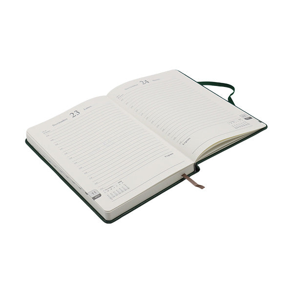 Agenda verde con liga A5 2026