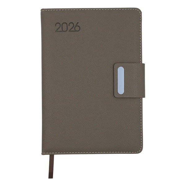 Agenda beige con faja A5 2026
